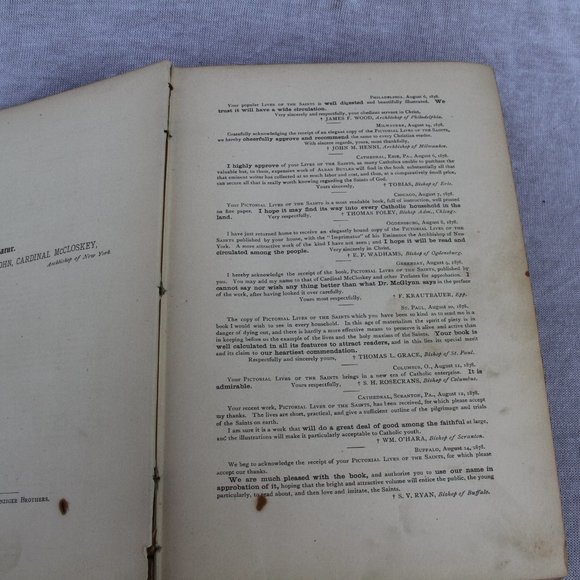 1880 Antique Religious Book - Picture 9 of 12